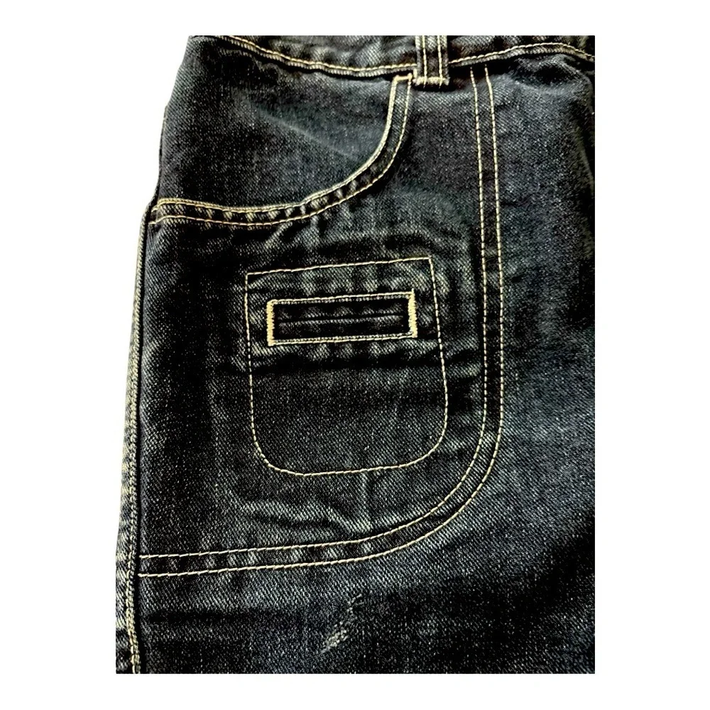 Vintage Jordache jeans, dark blue denim, straight leg,   Size 11 / 12. - Picture 3 of 6